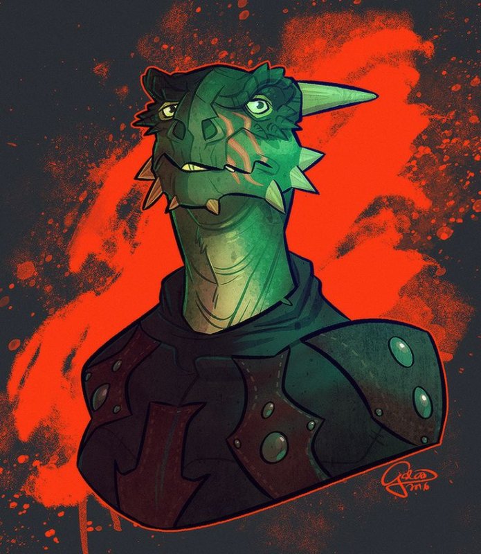 Veezara Art аргонианин