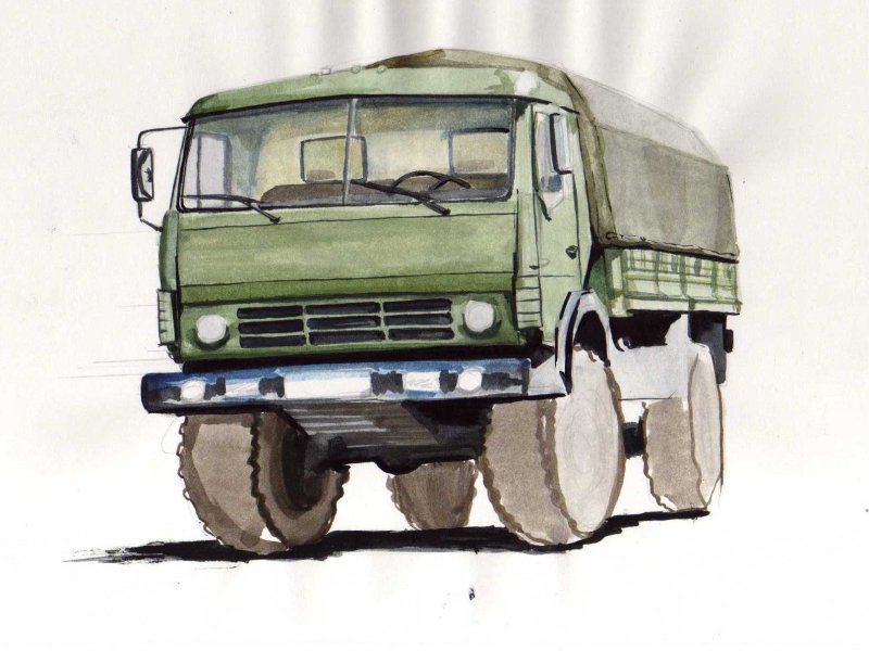 КАМАЗ 4310 самосвал