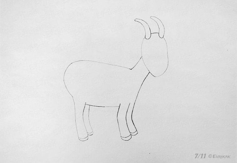 коза для рисования