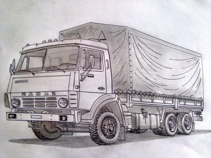 КАМАЗ 54115 военный