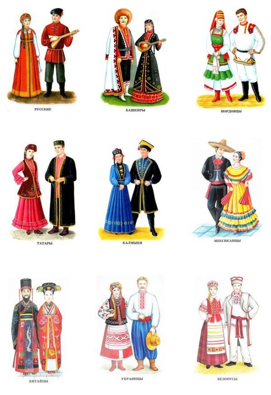 Национальные костюмы Наро