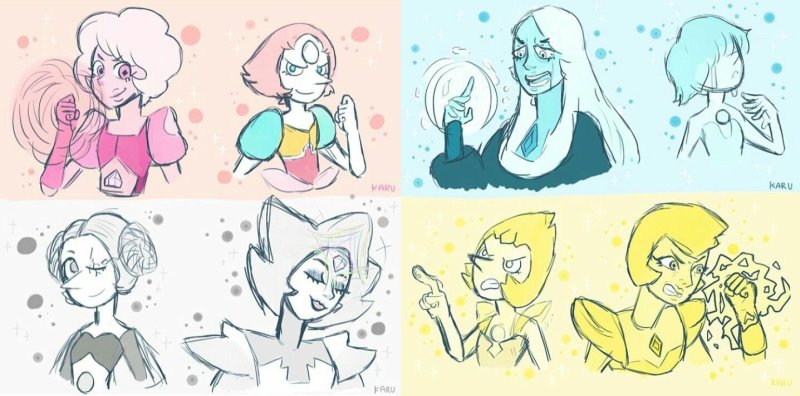 Голубой Алмаз хуманизация Steven Universe