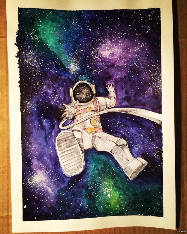 Рисунок на космическую тему