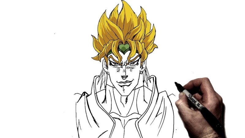 Джо Джо рисунки дио