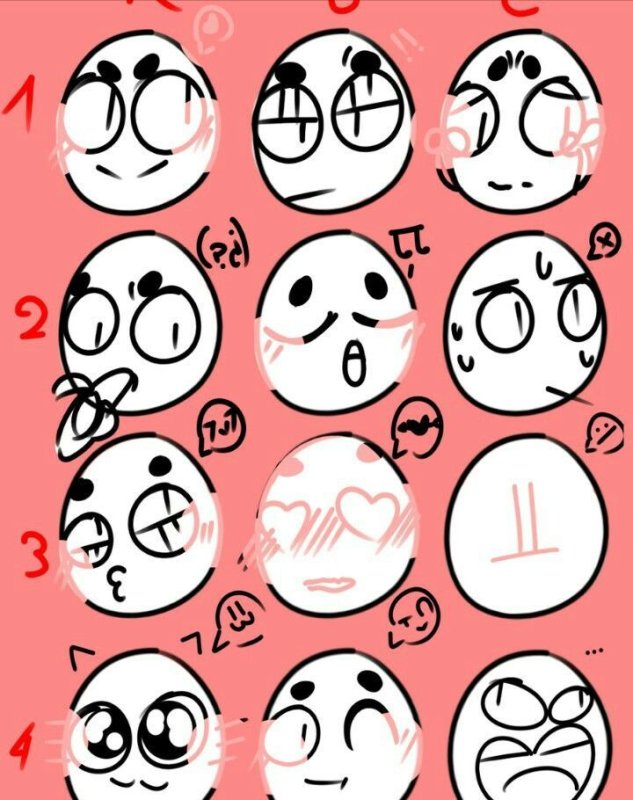Эмоции для рисования смущение
