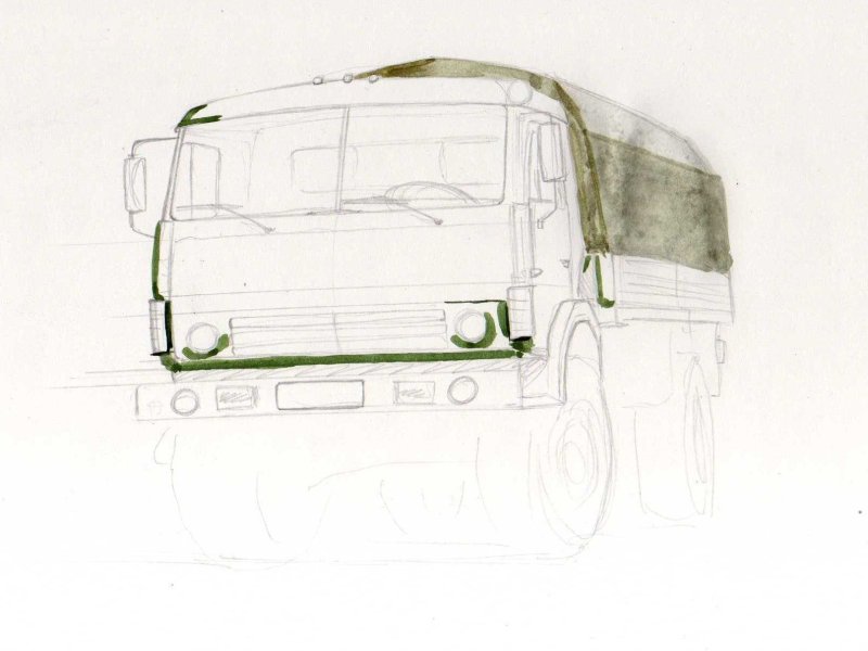 КАМАЗ 4310 рисунок