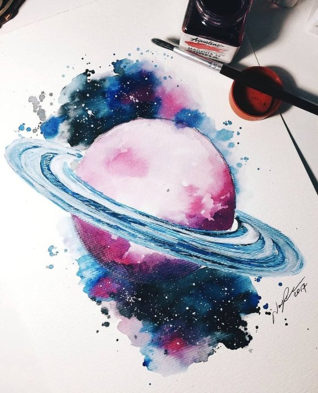 Рисунки красками