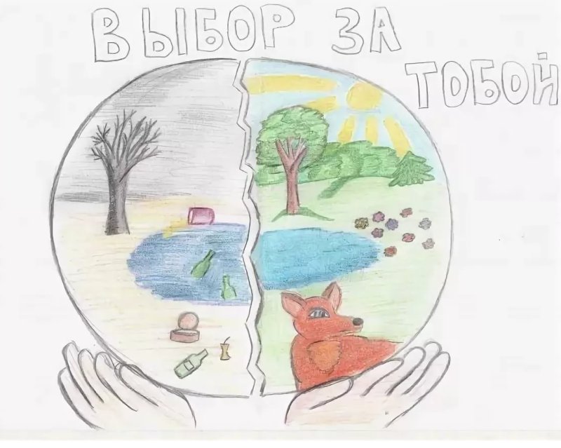 Рисунки на тему экология легкие