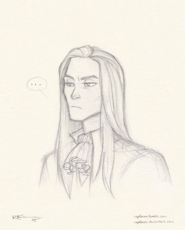 поттер люциус малфой арт