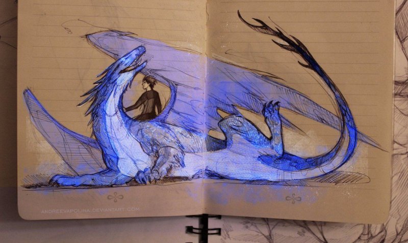 Рисунки мистических животных