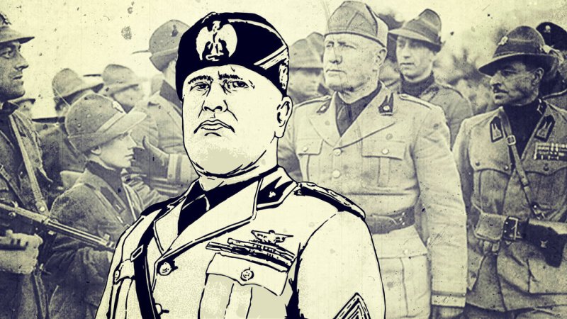 Бенито Муссолини 1944