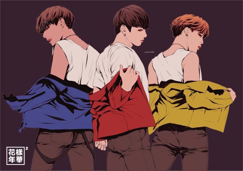 БТС тройничок VMINKOOK