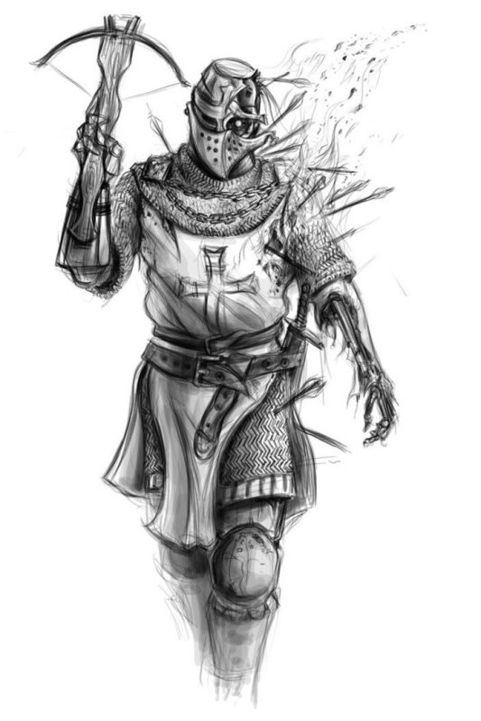 Рыцарь рисунок