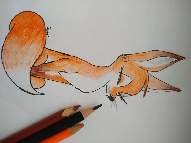 Рисунок лисы