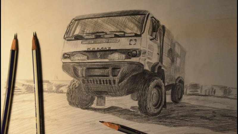 КАМАЗ рисунок