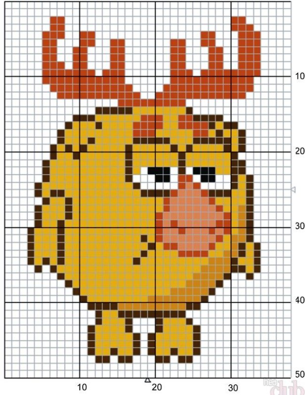 Рисунки по клеточкам маленькие