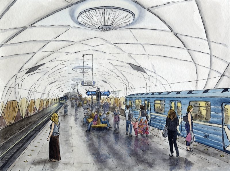 Московское метро арт