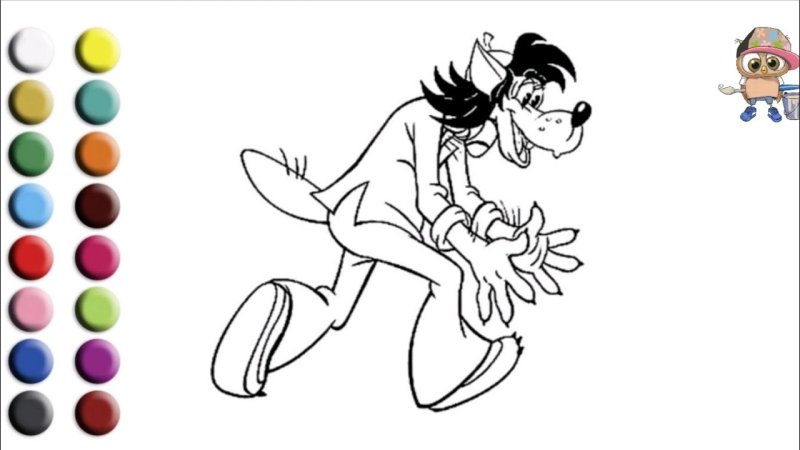 Раскраска "ну, погоди!"