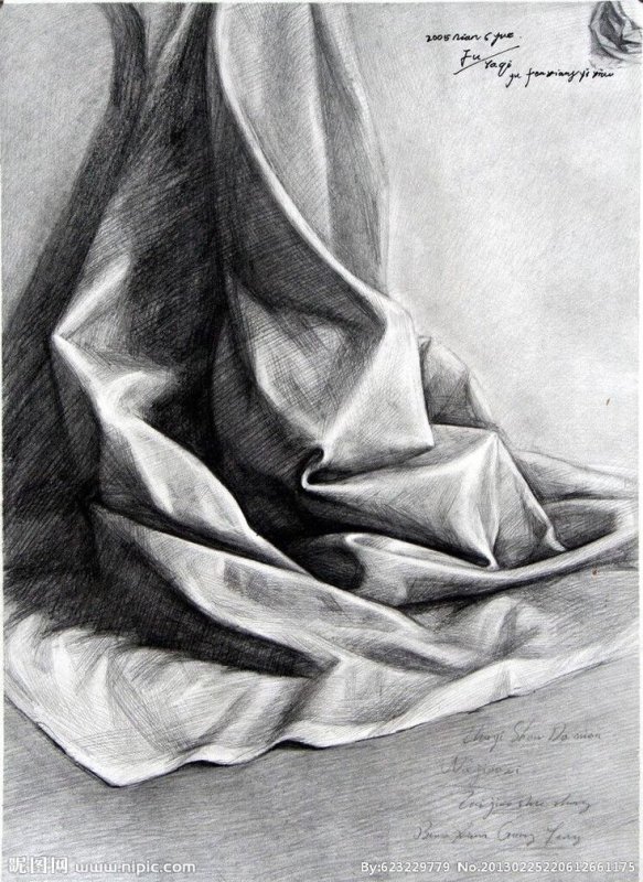 Рисование драпировки