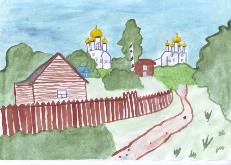 Рисунок на тему Русь