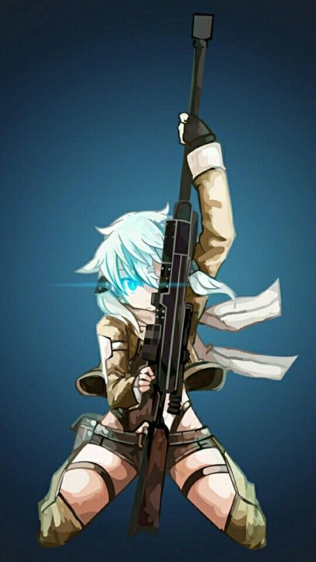 Аниме снайпер sinon