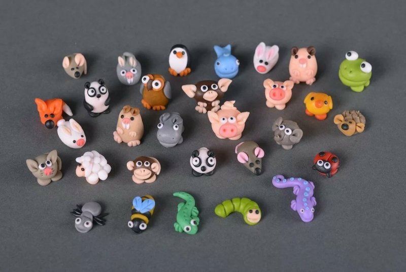 Полимерная глина фигурки