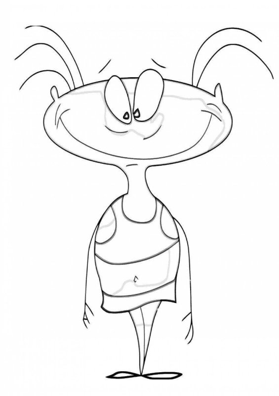 Масяня рисунок карандашом