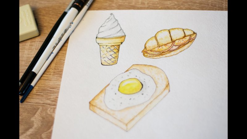Рисование маркерами для скетчинга