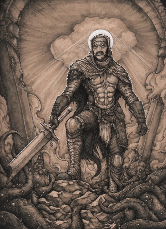 Прокажённый Darkest Dungeon Art