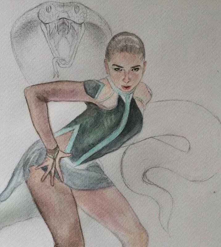 Камилла Валиева рисунок