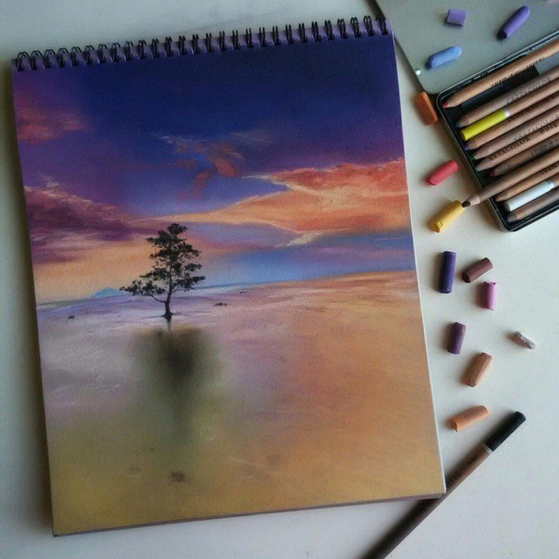 идеи для рисунков пастелью