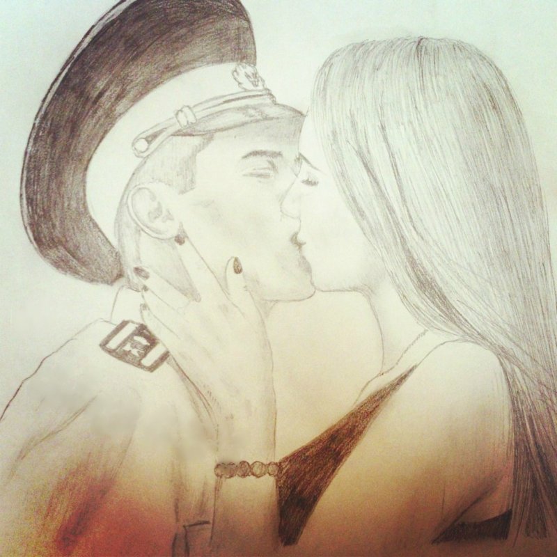 Рисунок солдату