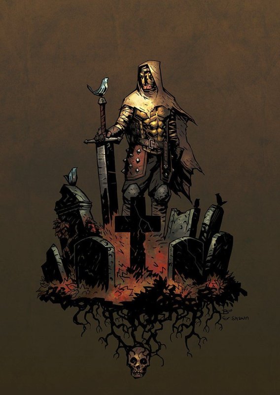 Лепер Darkest Dungeon арт