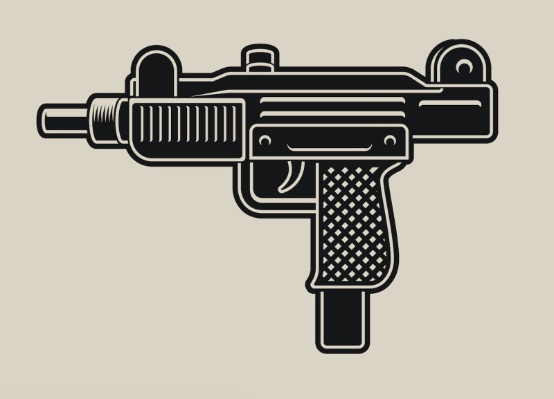 Imi Micro Uzi чертеж