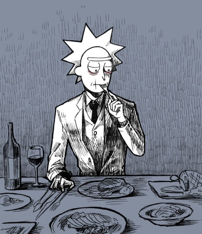 Evil Rick Art