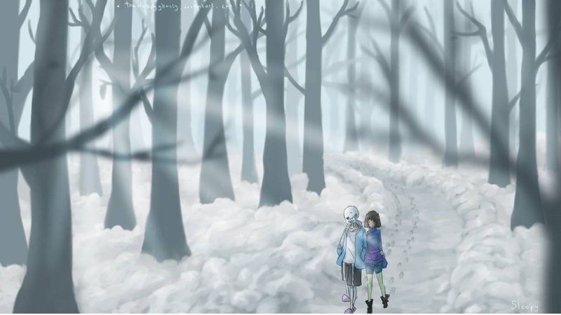 Лес Сноудена Undertale