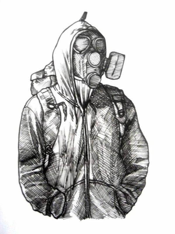 Сталкер рисунки