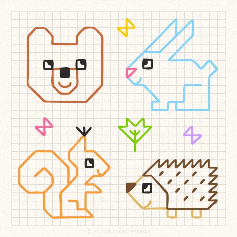 Рисование ИПО клеточка