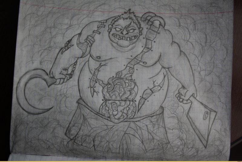 Pudge Dota 2 раскраска