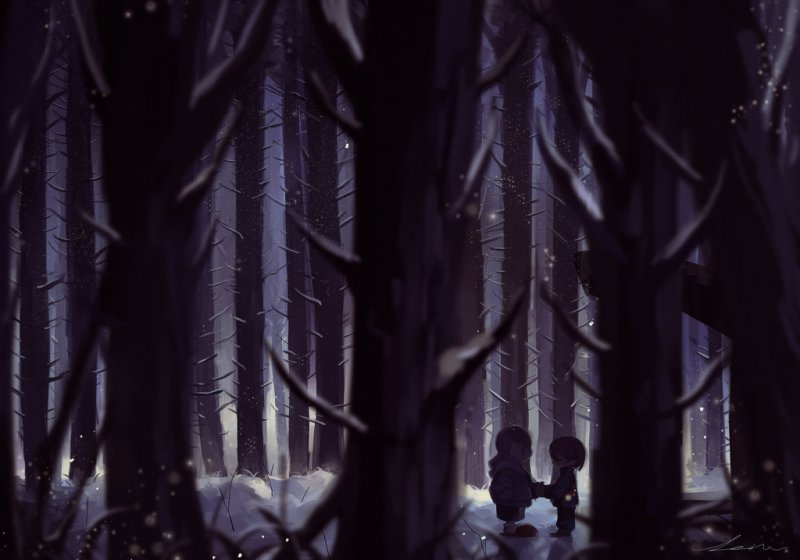 Лес Сноудена Undertale