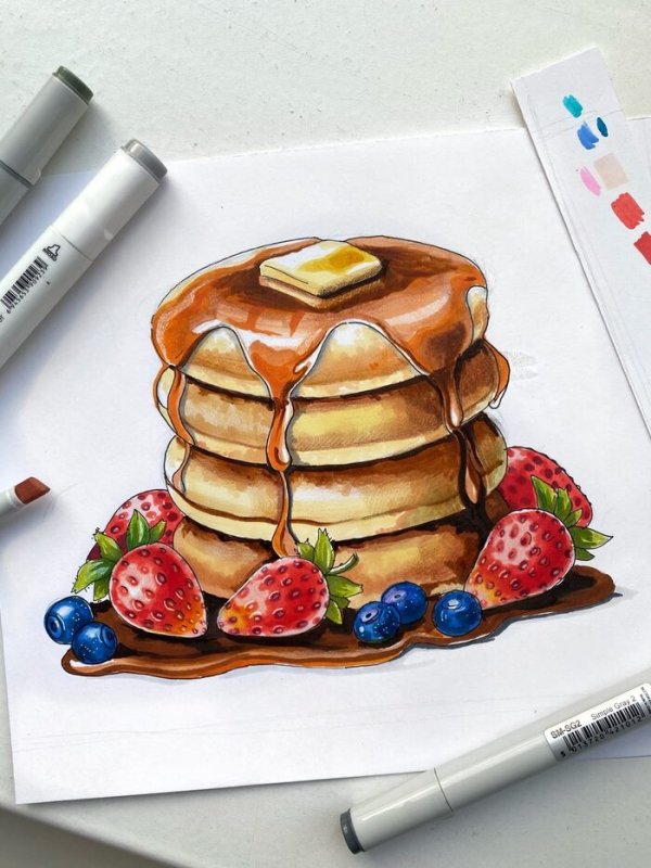 Скетчинг маркерами для детей