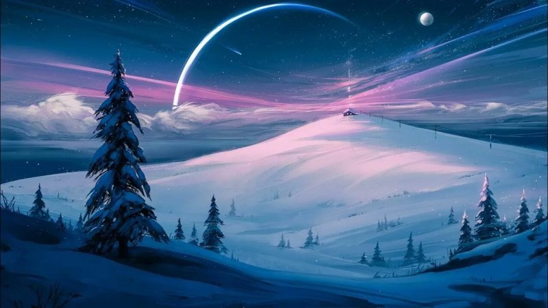 Снег арт