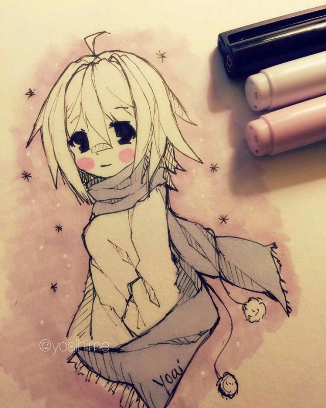 Идеи для рисунков аниме