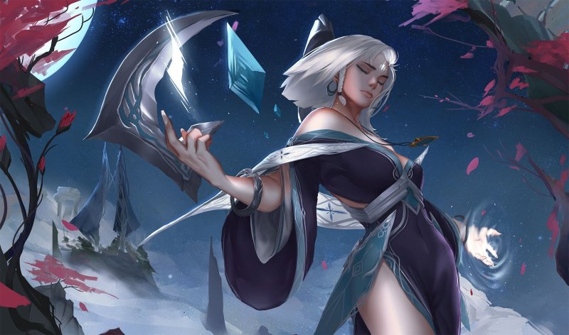 Падшая карма арт League of Legends