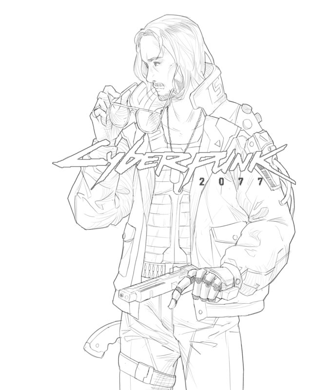 Cyberpunk 2077 Киану Ривз