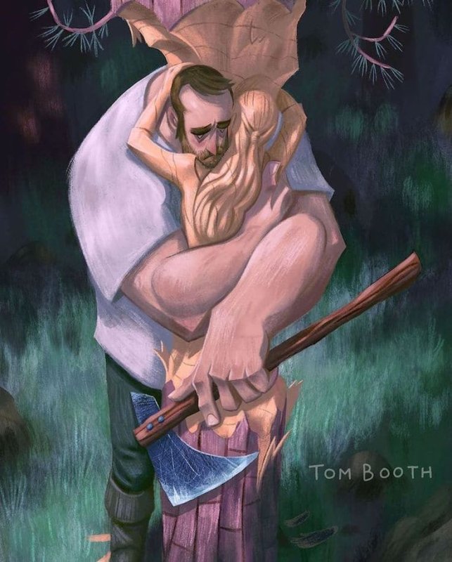 Tom Booth одинокий дровосек
