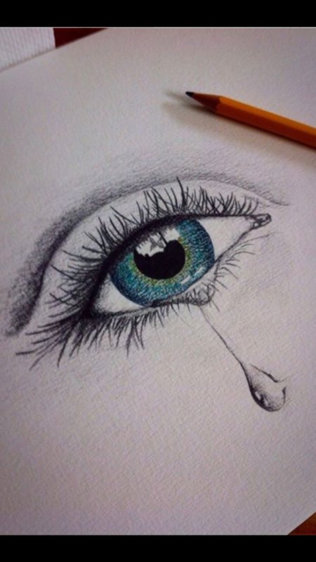 глаза рисунки