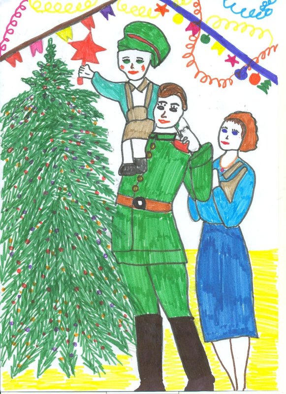Военные рисунки на конкурс