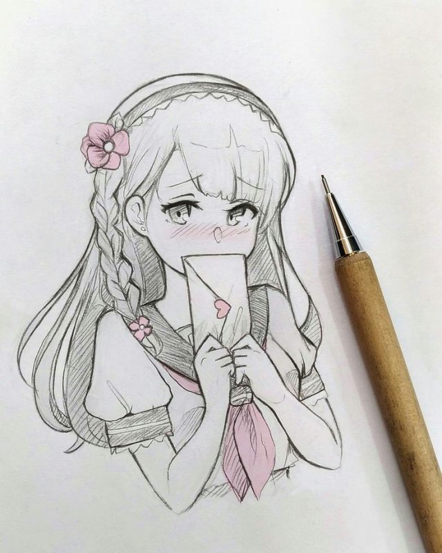 Аниме карандашом