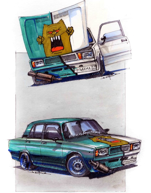 Автомобиль рисунок